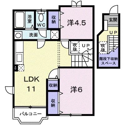 フィエルテ 203【管理NO：1-007306101-02030】 ★家具家電は申し込み後に搬入しますの外観画像