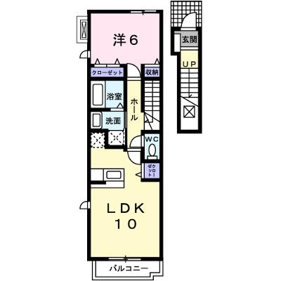 フラン　カルム 204【管理NO：1-015978601-02040】 ★家具家電は申し込み後に搬入します 2026年08月中旬入居可能の外観画像
