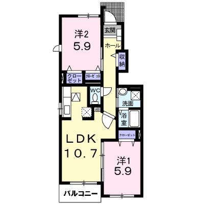 クラッセ壱番館 104【管理NO：1-015204801-01040】 ★家具家電は申し込み後に搬入しますの外観画像