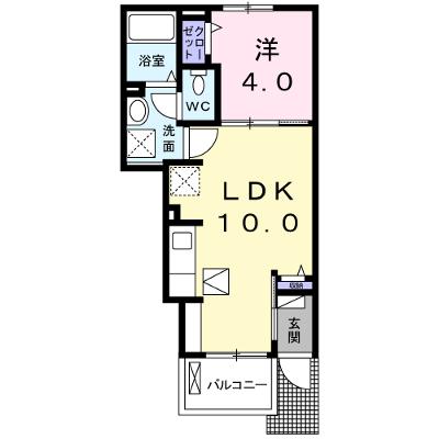 ラ　グラン　ヴィーダ　小野Ⅱ 102【管理NO：1-025905802-01020】 ★家具家電は申し込み後に搬入しますの外観画像