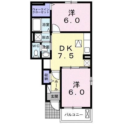 カルム川面 103【管理NO：1-019138601-01030】 ★家具家電は申し込み後に搬入しますの外観画像