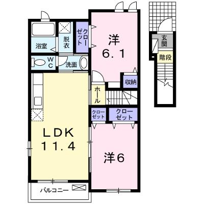 ジークフリーデンⅡ 202【管理NO：1-016023802-02020】 ★家具家電は申し込み後に搬入しますの外観画像