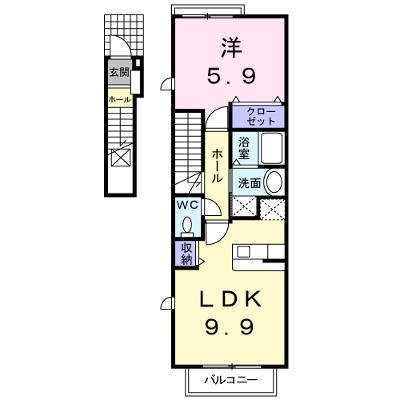 パインハースト　Ｅ 202【管理NO：1-014330201-02020】 ★家具家電は申し込み後に搬入しますの外観画像