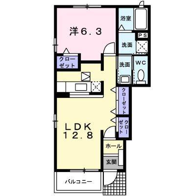 サンセールⅣ 101【管理NO：1-013738501-01010】 ★家具家電は申し込み後に搬入しますの外観画像