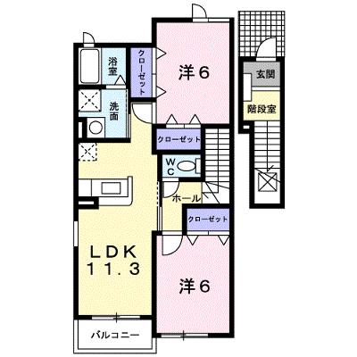 ヴェルサン・アベニュⅠ 203【管理NO：1-013233901-02030】 ★家具家電は申し込み後に搬入します★の外観画像