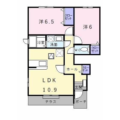カモミールⅢ　Ａ 101【管理NO：1-012902001-01010】 ★家具家電は申し込み後に搬入しますの外観画像