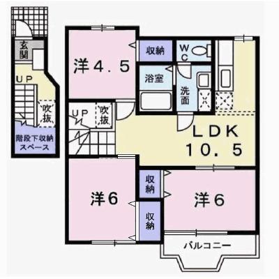 ジュアン壱番館 202【管理NO：1-007455801-02020】 ★家具家電は申し込み後に搬入します★の外観画像