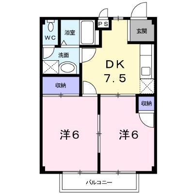 パーリーゲイツⅠ 202【管理NO：1-007354401-02020】 ★家具家電は申し込み後に搬入しますの外観画像