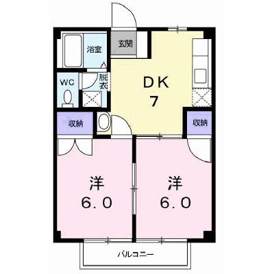 ハイムマコトＢ 202【管理NO：1-005157502-02020】 ★家具家電は申し込み後に搬入しますの外観画像
