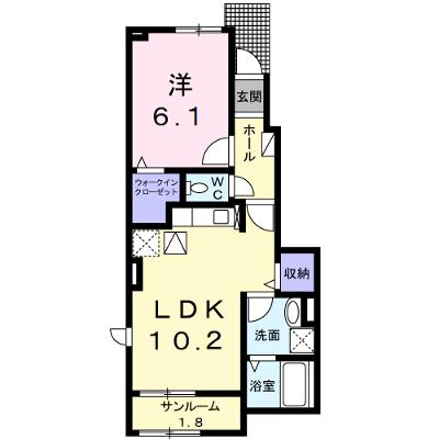 エスポアール姫路東 105【管理NO：1-026859501-01050】 ★家具家電は申し込み後に搬入します★の外観画像