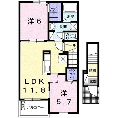 Ｒグレイ砥堀 202【管理NO：1-023748901-02020】 ★家具家電は申し込み後に搬入しますの外観画像
