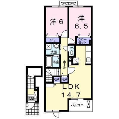ラ・グラシアⅢ 202【管理NO：1-022611902-02020】 ★家具家電は申し込み後に搬入しますの外観画像