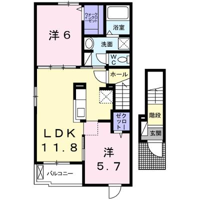 ヌォーヴォ・ドラーゴⅡ 201【管理NO：1-021434302-02010】 ★家具家電は申し込み後に搬入します★の外観画像