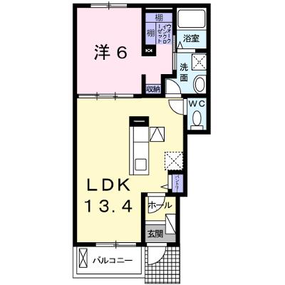 ベル・セーズⅠ 102【管理NO：1-020273501-01020】 ★家具家電は申し込み後に搬入します★の外観画像