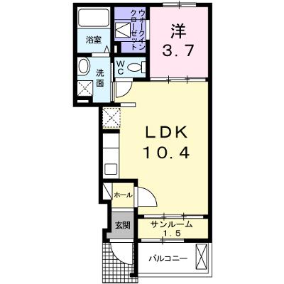 ドラジェ 102【管理NO：1-019569901-01020】 ★家具家電は申し込み後に搬入しますの外観画像