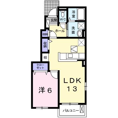プランドールⅡ 101【管理NO：1-018724802-01010】 ★家具家電は申し込み後に搬入します★の外観画像