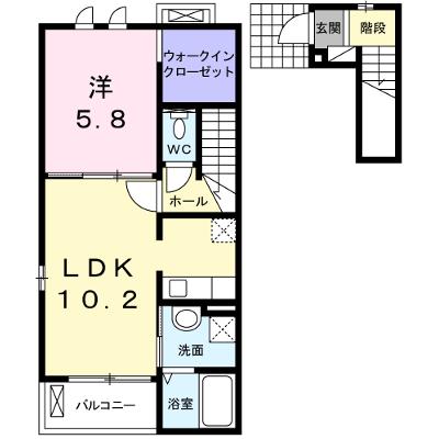 ボニート・ショコラⅠ 202【管理NO：1-018152601-02020】 ★家具家電は申し込み後に搬入します★の外観画像