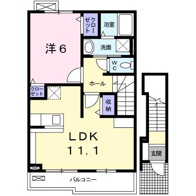 アンソレイエ飾磨　Ⅱ番館 202【管理NO：1-017722701-02020】 ★家具家電は申し込み後に搬入しますの外観画像