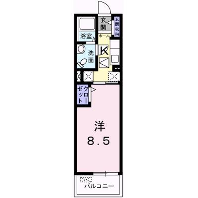 アクロポリスⅤ 105【管理NO：1-017229201-01050】 ★家具家電は申し込み後に搬入しますの外観画像
