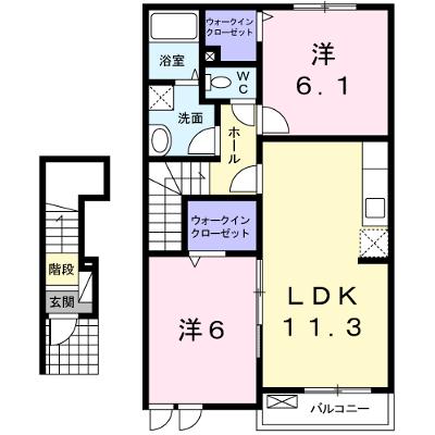 アプローズＢ 202【管理NO：1-015814102-02020】 ★家具家電は申し込み後に搬入しますの外観画像