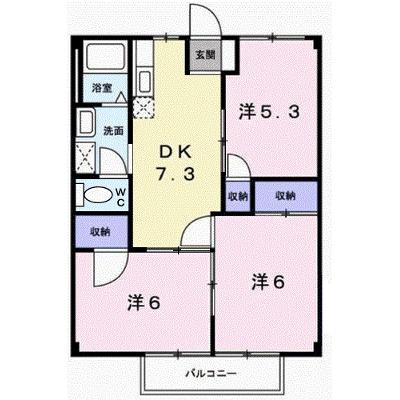 ドミール三喜 203【管理NO：1-003862301-02030】 ★家具家電は申し込み後に搬入します★の外観画像