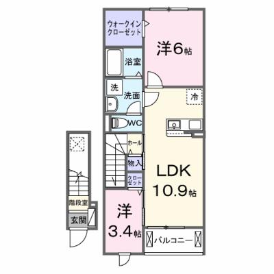 サンリット荒川 203【管理NO：1-028676501-02030】 ★家具家電は申し込み後に搬入します★ ★2026年10月上旬入居可能★の外観画像