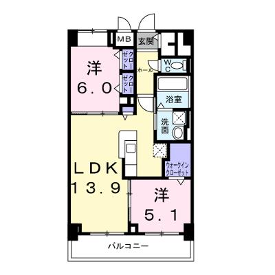 ＫＵＮＩＯ 302【管理NO：1-026989701-03020】 ★家具家電は申し込み後に搬入します★の外観画像