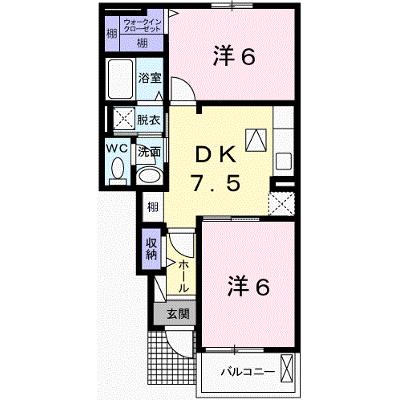 アプローズＦＵＫＵＳＡＫＩ 104【管理NO：1-024420301-01040】 ★家具家電は申し込み後に搬入します★の外観画像