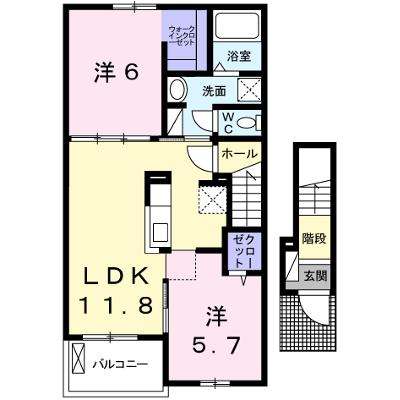 Ｈ・Ｔミニョン姫路 202【管理NO：1-023014801-02020】 ★家具家電は申し込み後に搬入します★の外観画像