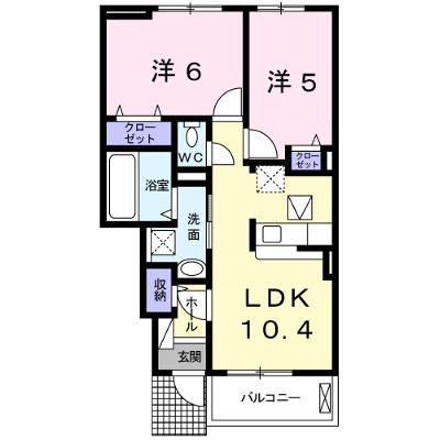 エスペランサ中仁野Ⅰ 103【管理NO：1-022963001-01030】 ★家具家電は申し込み後に搬入します 2026年08月中旬入居可能の外観画像