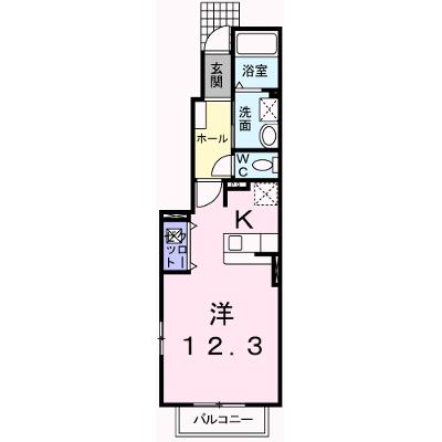 アドラブール　ラシュレⅡ 101【管理NO：1-022609301-01010】 ★家具家電は申し込み後に搬入しますの外観画像