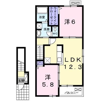 エスペランサ天神Ⅱ 203【管理NO：1-022057102-02030】 ★家具家電は申し込み後に搬入します 2026年08月下旬入居可能の外観画像