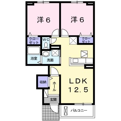 アンジュＴ 102【管理NO：1-021013301-01020】 ★家具家電は申し込み後に搬入しますの外観画像