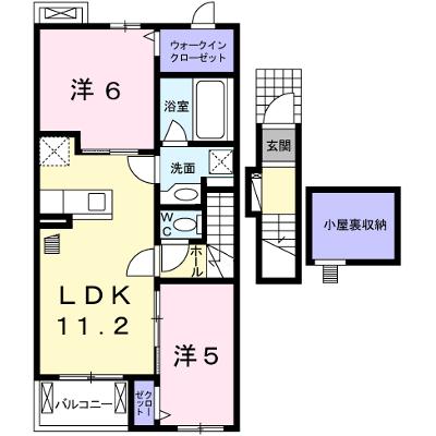 ファイン　コルソⅤ 203【管理NO：1-020459901-02030】 ★家具家電は申し込み後に搬入します 2026年09月上旬入居可能の外観画像