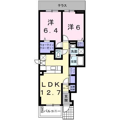 ベル・セーズⅡ 101【管理NO：1-020273502-01010】 ★家具家電は申し込み後に搬入します★の外観画像