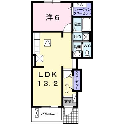 グランペール古賀Ⅲ　Ｂ 102【管理NO：1-019794102-01020】 ★家具家電は申し込み後に搬入します★ ★2026年08月下旬入居可能★の外観画像