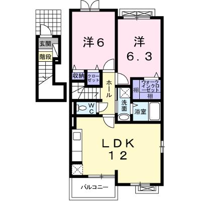 スモールヴィレッジⅡ 201【管理NO：1-019070001-02010】 ★家具家電は申し込み後に搬入します★の外観画像