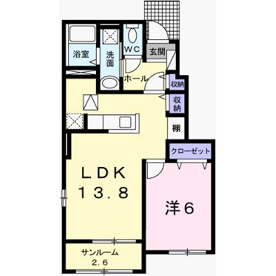 スピカⅡ 103【管理NO：1-018410202-01030】 ★家具家電は申し込み後に搬入します★の外観画像