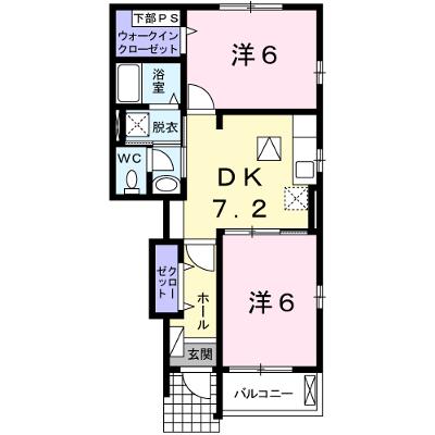 ヌーベル・ヴァンＢ 103【管理NO：1-017249002-01030】 ★家具家電は申し込み後に搬入します★の外観画像