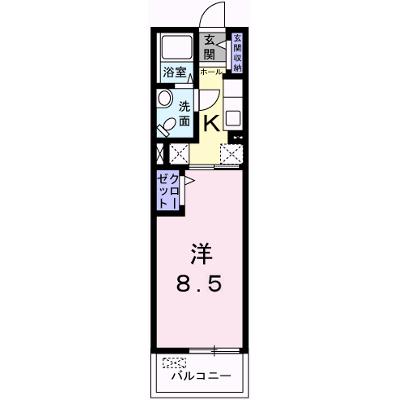 アクロポリスⅤ 204【管理NO：1-017229201-02040】 ★家具家電は申し込み後に搬入します★の外観画像
