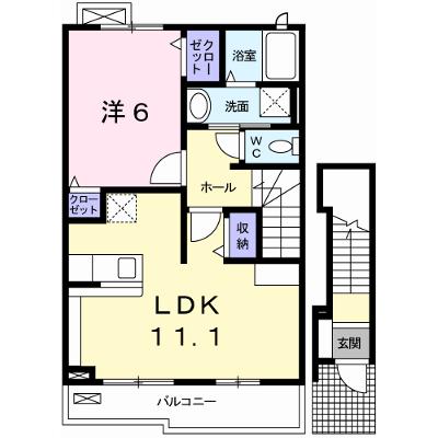 アウローラ玉手Ⅱ　Ｂ 202【管理NO：1-017113802-02020】 ★家具家電は申し込み後に搬入します★の外観画像