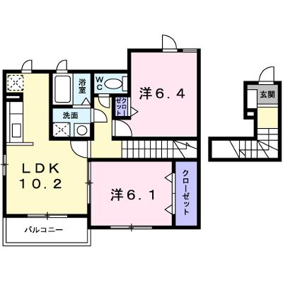 ライラック　グレース 204【管理NO：1-017030901-02040】 ★家具家電は申し込み後に搬入しますの外観画像