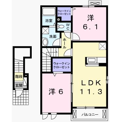イリーデＡ 202【管理NO：1-017016401-02020】 ★家具家電は申し込み後に搬入します★ ★2026年08月中旬入居可能★の外観画像