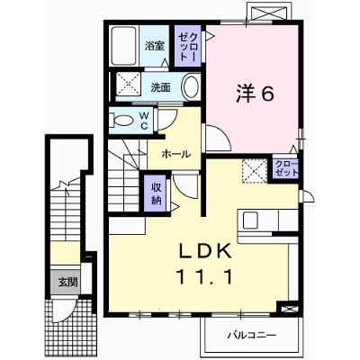 プロムナード大野 203【管理NO：1-016579001-02030】 ★家具家電は申し込み後に搬入します★の外観画像