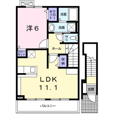 プロムナード大野 202【管理NO：1-016579001-02020】 ★家具家電は申し込み後に搬入します★の外観画像