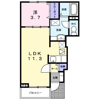 ラフレシールＲ 101【管理NO：1-016308001-01010】 ★家具家電は申し込み後に搬入します★の外観画像