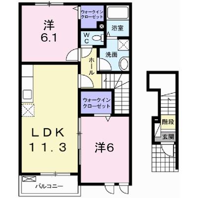 アプローズＢ 201【管理NO：1-015814102-02010】 ★家具家電は申し込み後に搬入しますの外観画像