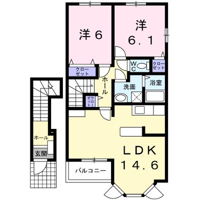 ソレイユ・セタⅡ 202【管理NO：1-015688801-02020】 ★家具家電は申し込み後に搬入します★の外観画像
