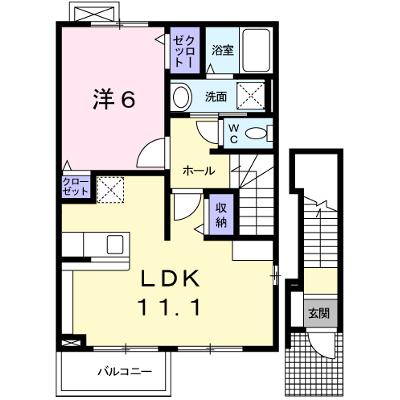 ルナ・エトワール 202【管理NO：1-015532401-02020】 ★家具家電は申し込み後に搬入します★の外観画像