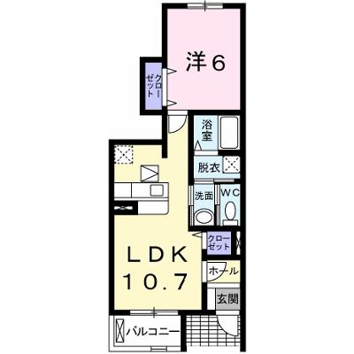 ベル　アンジュ 103【管理NO：1-014650801-01030】 ★家具家電は申し込み後に搬入します★の外観画像